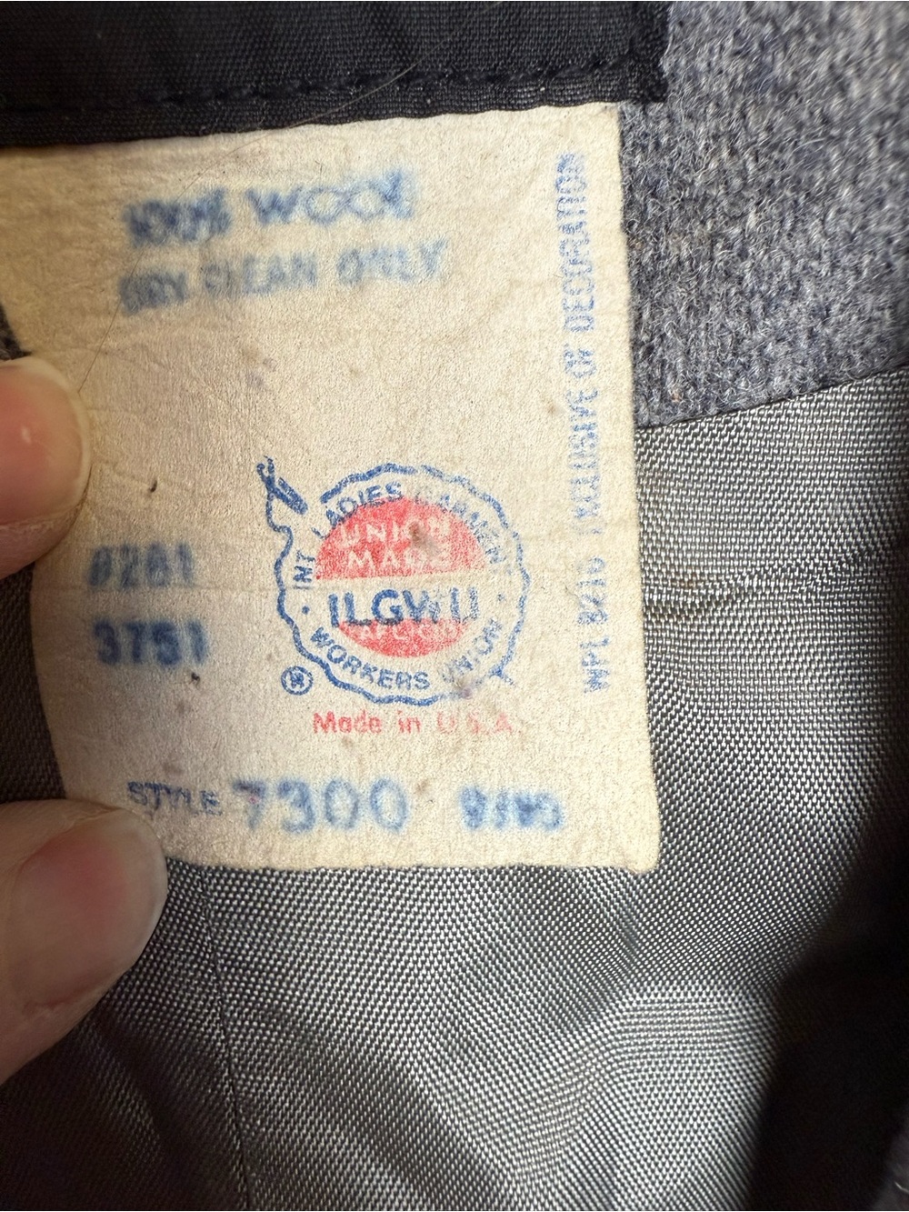 Vintage LL Bean Bellandi 100%Wool Button Front Pea Coat - Picture 6 of 6